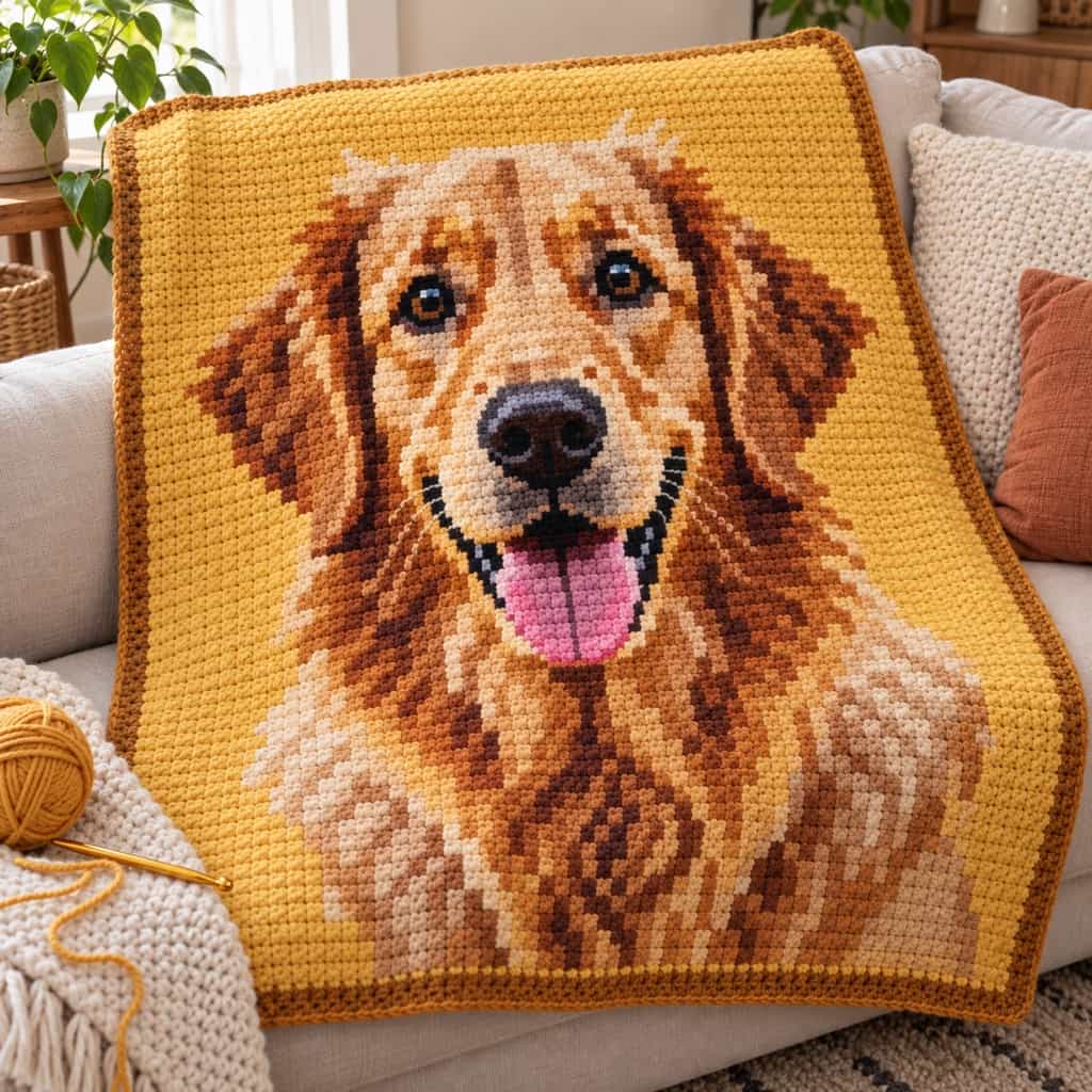 Crochet pattern generated by ArtPatt from the photo
